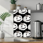 Spooky Pumpkin Pattern | Happy Halloween Kitchen Towel<br><div class="desc">Spooky Pumpkin Pattern | Happy Halloween</div>