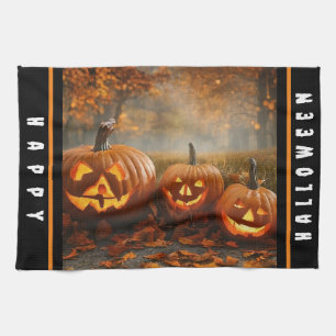 Spooky Pumpkins Family Collection Kitchen Towel