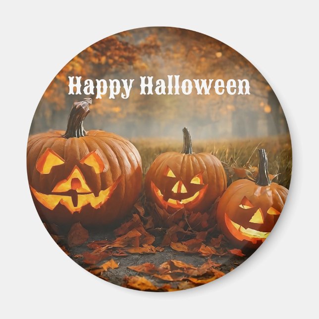 Spooky Pumpkins Family Collection Magnet (Front)