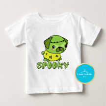 Spooky Puppy Cute Kids Halloween T-Shirt