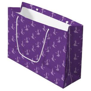Spooky Purple Witch Large Gift Bag
