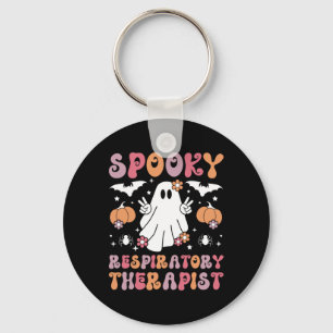 Spooky Respiratory Therapist Halloween Respiratory Keychain
