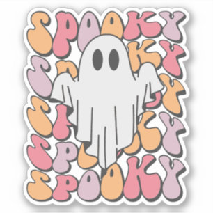 Spooky Retro Ghost