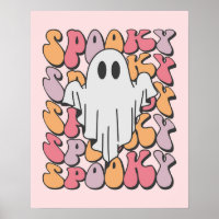 Spooky Retro Ghost