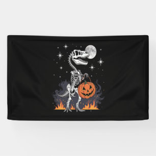 Spooky Saurus Halloween Dinosaur Banner