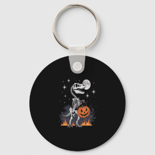 Spooky Saurus Halloween Dinosaur Keychain