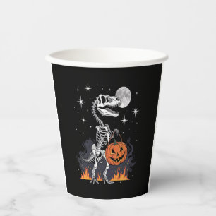 Spooky Saurus Halloween Dinosaur Paper Cups