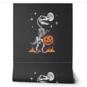 Spooky Saurus Halloween Dinosaur Wallpaper