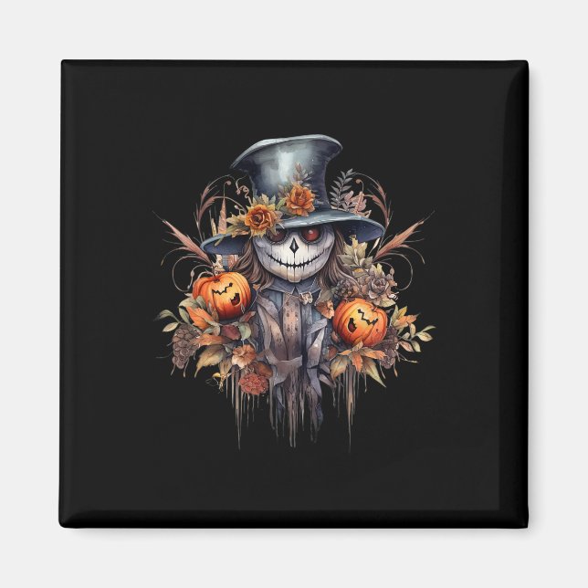 Spooky Scary Halloween Ghost  Magnet (Front)