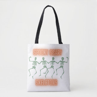 Spooky Scary Skeletons Tote Bag