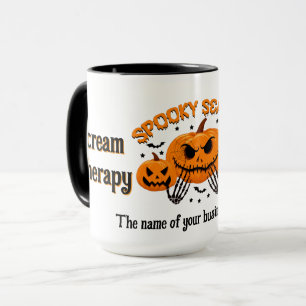 Spooky Scream Therapy Welcome Here  Mug