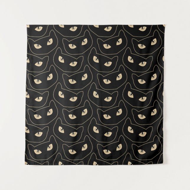 Spooky Seamless Pattern F (Style: 3) Tapestry (Front)