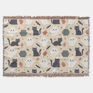 Spooky Seamless Pattern I (Style: 1) Throw Blanket
