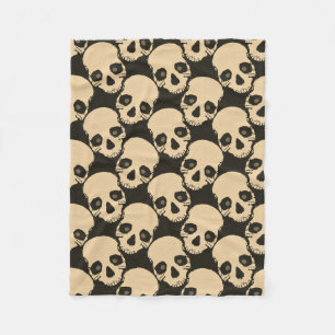 Spooky Seamless Pattern K (Style: 3) Fleece Blanket