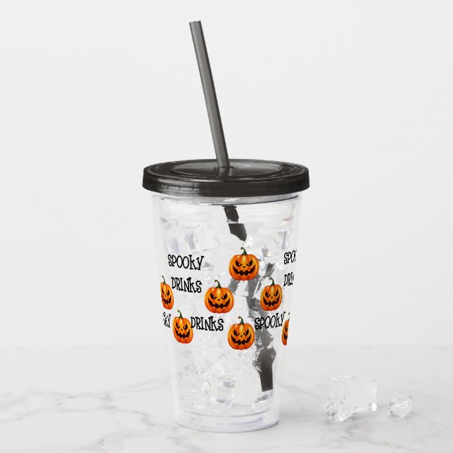 Spooky Season Acrylic Tumbler (Front Ice)