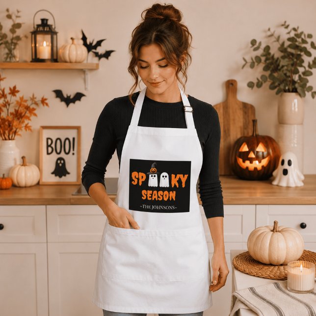 Spooky Season Apron – Funny Halloween Kitchen Gift (Creator Uploaded)
