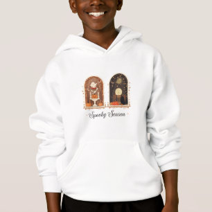 Spooky Season Arched Windows Hoodie  Halloween