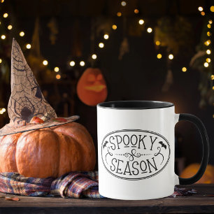 Spooky Season Bats Vintage Halloween Mug