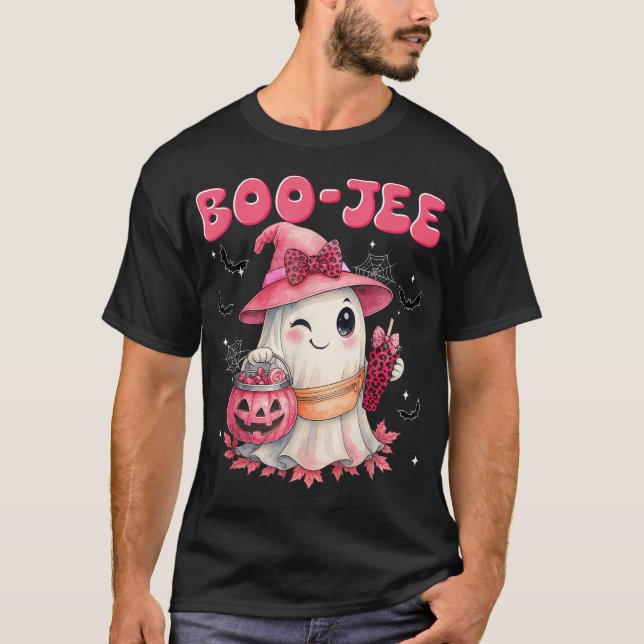 Spooky Season Boo Jee Boujee Halloween Costumes  T-Shirt (Front)