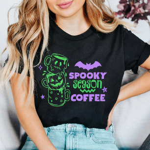 Spooky Season & Coffee Halloween T-Shirt