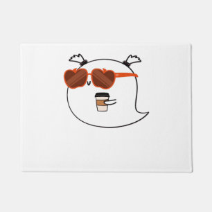 Spooky Season Cute Ghost Classic T-Shirt Doormat