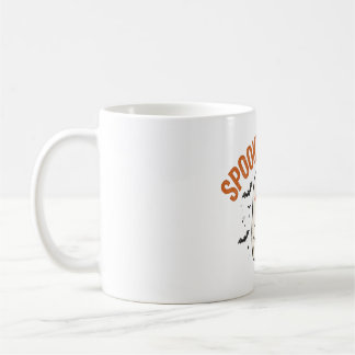 Spooky Season Cute Ghost Coffee Halloween Mug