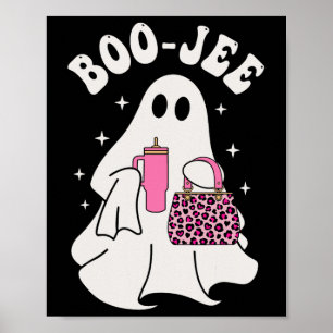 Spooky Season Cute Ghost Halloween Costume Boo-jee Poster