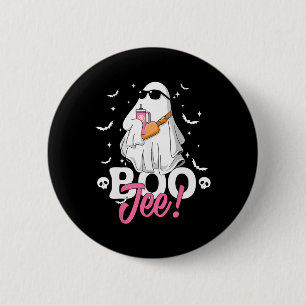 Spooky Season Cute Ghost Halloween Costume Boujee  2 Inch Round Button
