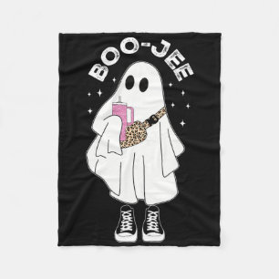 Spooky Season Cute Ghost Halloween Costume Boujee Fleece Blanket
