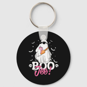 Spooky Season Cute Ghost Halloween Costume Boujee Keychain