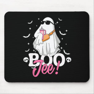 Spooky Season Cute Ghost Halloween Costume Boujee Mouse Pad
