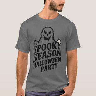 Spooky Season Cute Halloween Party T Shirt Design
