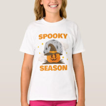 Spooky Season Cute Orange Pumpkin Halloween