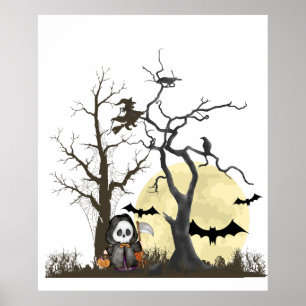 Spooky season décor, Wall art Instant Download