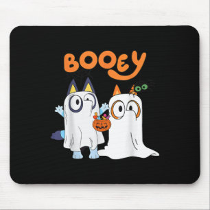 Spooky Season Funny Ghost Booey Halloween For Men Mouse Pad