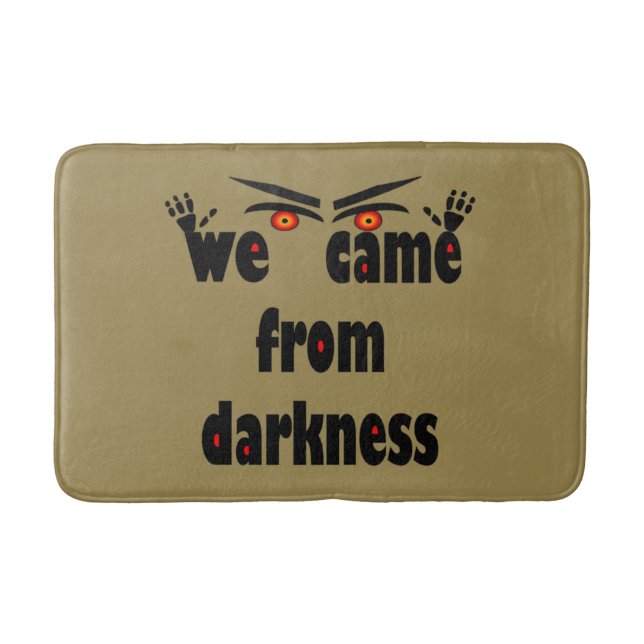 Spooky season funny Halloween Bath Mat (Front)