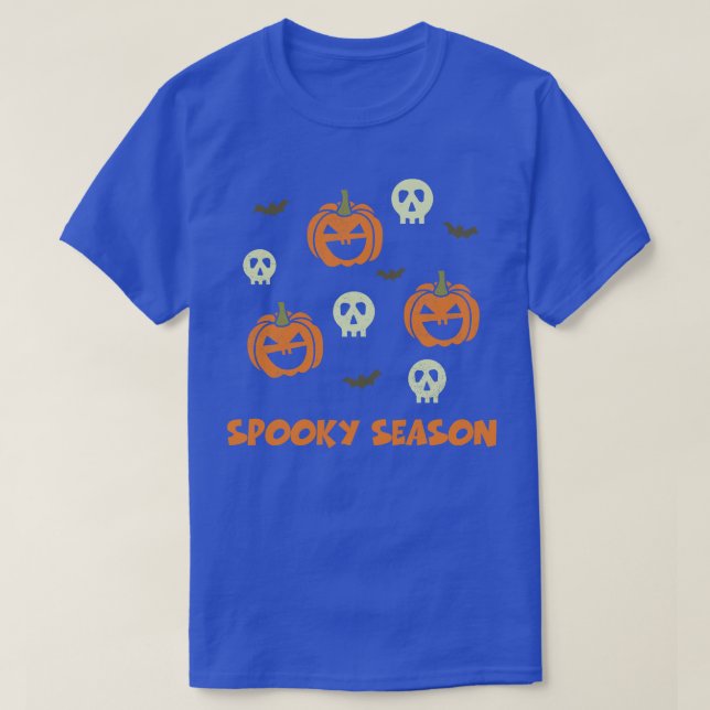 Spooky Season Funny Halloween Tee Scary Party Gift (Design Front)