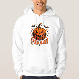 Spooky Season Geometric Pumpkin T-Shirt Hoodie