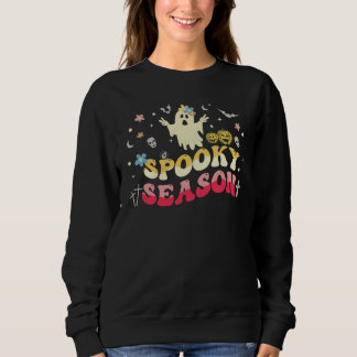 Spooky Season, Ghost Pumpkin bat Sweatshirt