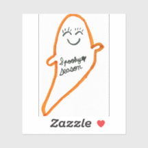 Spooky Season ghost sticker