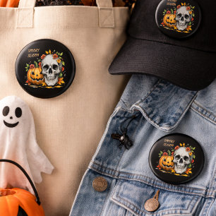 Spooky Season Halloween 1 Inch Round Button