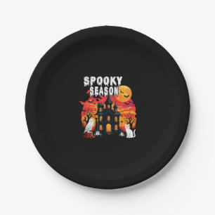 Spooky Season Halloween (2) Paper Plate