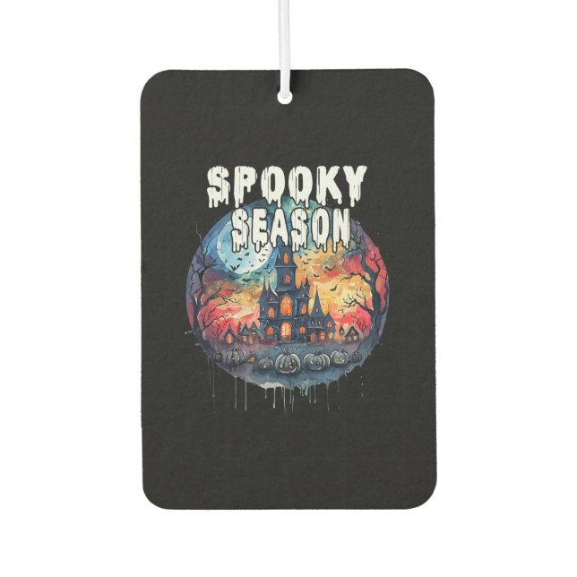 Spooky Season Halloween Air Freshener (Front)