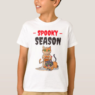 Spooky Season Halloween Cats T-Shirt