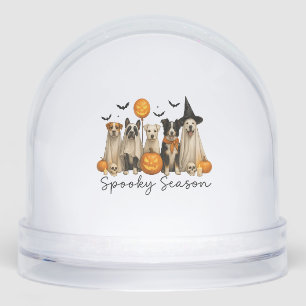 Spooky Season Halloween Dog Snowglobe