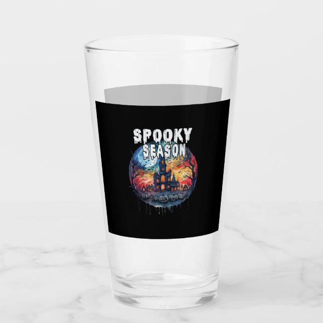 Spooky Season Halloween Glass (Front)