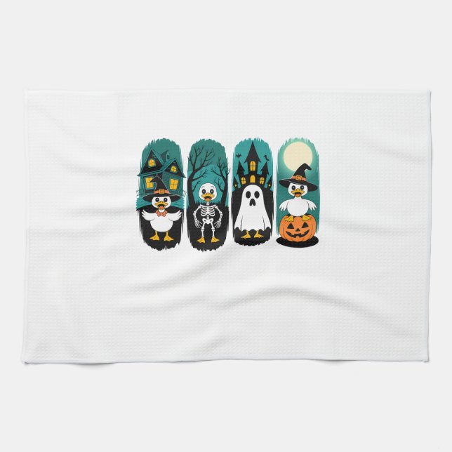 Spooky Season Halloween Kitchen Towel (Horizontal)