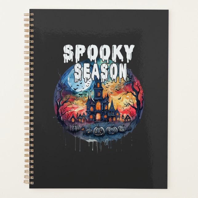 Spooky Season Halloween Planner (Front)