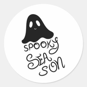 Spooky Season Halloween stickers and labels
