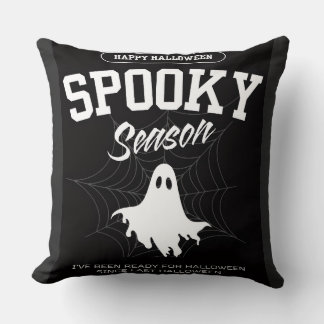 Spooky Season Halloween Throw Pillow